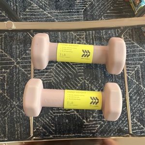 All in Motion 3lb weights (set of 2) never used